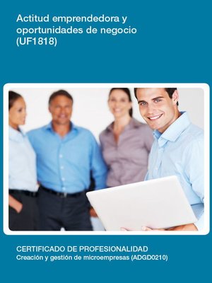 cover image of UF1818--Actitud emprendedora y oportunidades de negocio